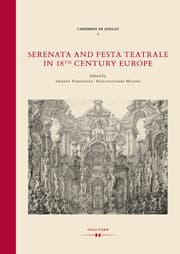 Cover von Serenata and Festa Teatrale in 18th Century Europe