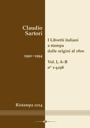 Cover von I libretti italiani a stampa dalle origini al 1800. Catalogo analitico con 16 indici