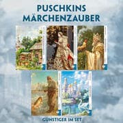 Cover von 5 Puschkins Märchenzauber (5 Bücher + Audio-Online) - Frank-Lesemethode - Kommentierte zweisprachige Ausgabe Russisch-Deutsch