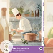 Cover von La critique anonyme - Französische Krimi-Lektüre A1-A2 (+ Audio-CD)