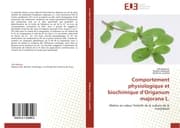 Cover von Comportement physiologique et biochimique dOriganum majorana L.