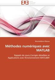 Cover von Méthodes numériques avec MATLAB