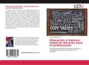 Cover von Educación y Valores: material docente para el profesorado