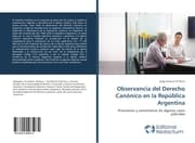 Cover von Observancia del Derecho Canónico en la República Argentina