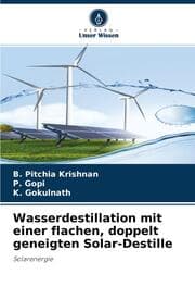 Cover von Wasserdestillation mit einer flachen, doppelt geneigten Solar-Destille