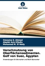 Cover von Verschmutzung von Oberflächensedimenten. Golf von Suez, Ägypten