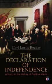Cover von The Declaration of Independence: A Study in the History of Political Ideas