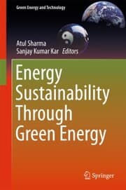 Cover von Energy Sustainability Through Green Energy