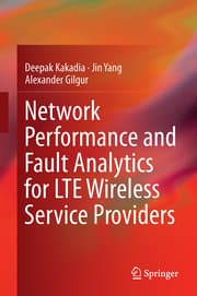 Cover von Network Performance and Fault Analytics for LTE Wireless Service Providers