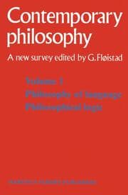 Cover von Volume 1: Philosophy of Language