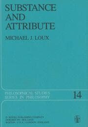 Cover von Substance and Attribute