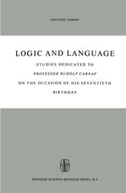 Cover von Logic and Language