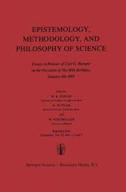 Cover von Epistemology, Methodology, and Philosophy of Science