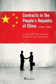 Cover von Contracts in the People's Republic of China