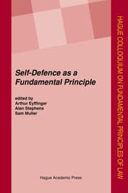 Cover von Self-Defence as a Fundamental Principle