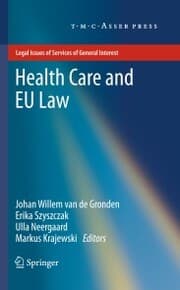 Cover von Health Care and EU Law