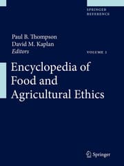 Cover von Encyclopedia of Food and Agricultural Ethics
