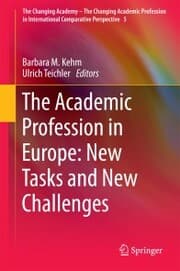 Cover von The Academic Profession in Europe: New Tasks and New Challenges