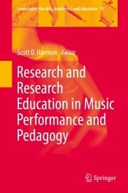 Cover von Research and Research Education in Music Performance and Pedagogy