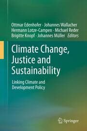 Cover von Climate Change, Justice and Sustainability