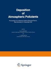 Cover von Deposition of Atmospheric Pollutants