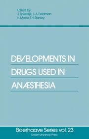 Cover von Developments in Drugs Used in Anaesthesia
