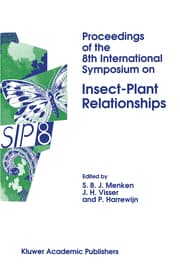 Cover von Proceedings of the 8th International Symposium on Insect-Plant Relationships