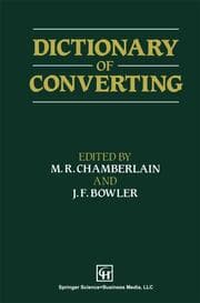 Cover von Dictionary of Converting