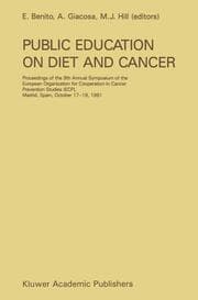 Cover von Public Education on Diet and Cancer