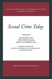 Cover von Sexual Crime Today
