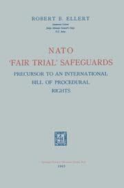 Cover von Nato 'Fair Trial' Safeguards: Precursor to an International Bill of Procedural Rights