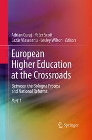 Cover von European Higher Education at the Crossroads
