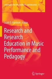 Cover von Research and Research Education in Music Performance and Pedagogy