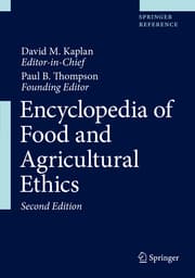 Cover von Encyclopedia of Food and Agricultural Ethics