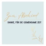 Cover von Gästebuch Zum Abschied- Premium Gästebuch Blanko
