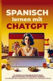 Cover von Spanisch lernen mit ChatGPT: 4x schneller zum Sprachprofi durch deinen eigenen Privatlehrer mit Künstlicher Intelligenz