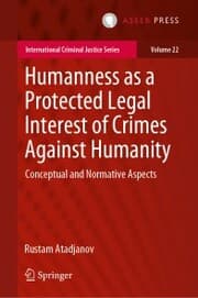Cover von Humanness as a Protected Legal Interest of Crimes Against Humanity