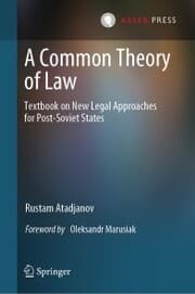 Cover von A Common Theory of Law