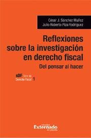 Cover von Reflexiones sobre la investigación en del derecho fiscal