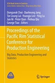 Cover von Proceedings of the Pacific Rim Statistical Conference for Production Engineering