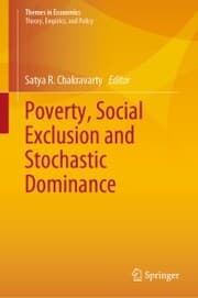 Cover von Poverty, Social Exclusion and Stochastic Dominance