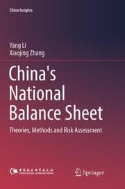 Cover von China's National Balance Sheet