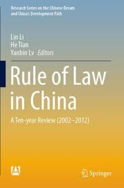 Cover von Rule of Law in China