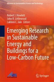 Cover von Emerging Research in Sustainable Energy and Buildings for a Low-Carbon Future