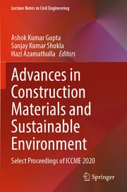 Cover von Advances in Construction Materials and Sustainable Environment