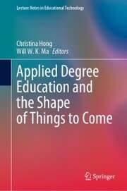 Cover von Applied Degree Education and the Shape of Things to Come