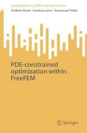 Cover von PDE-constrained optimization within FreeFEM