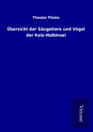 Cover von Übersicht der Säugetiere und Vögel der Kola-Halbinsel