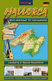 Cover von BRUNO Mallorca Landkarte und Reiseführer: Mikro-Abenteuer für Individualisten