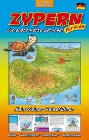 Cover von Zypern Die erste Karte der Insel für Kids, Landkarte und Reiseführer für Kinder